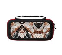 UVBDF Marble Texture Copper Splatter Carrying Storage Case for Switch,Large Switch Cases,with 20 Game Cards for Switch Controller