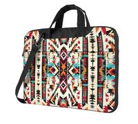 UVBDF Native American Pattern Print Minimalist Laptop Bag Simple Lightweight Portable Shoulder Bag For Men Birthday Gift