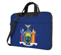 UVBDF New York State Flag Print Minimalist Laptop Bag Simple Lightweight Portable Shoulder Bag For Men Birthday Gift