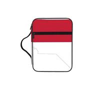 UVBDF North Carolina State Flag Map Stylish Printed Bible Protection Bag Wear Resistant Case for Travel Church & Bible Class