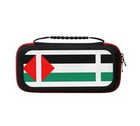 UVBDF Palestine Flag Carrying Storage Case for Switch,Large Switch Cases,with 20 Game Cards for Switch Controller