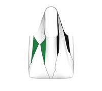UVBDF Palestine Flag Map Print Grocery Tote Reusable Packable Bag 25l Polyester Washable Travel Holiday Carryall