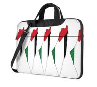 UVBDF Palestine Flag Map Print Minimalist Laptop Bag Simple Lightweight Portable Shoulder Bag For Men Birthday Gift
