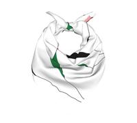 UVBDF Palestine Flag Map Print Square Bandana Head Scarf 22"x22" Polyester Printed Kerchief Hair Neck Wrap Classic Gift