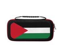 UVBDF Palestine Flag1 Carrying Storage Case for Switch,Large Switch Cases,with 20 Game Cards for Switch Controller