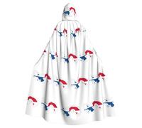 UVBDF Panama Flag Map Polyester Hooded Cloak For Adult, Cosplay Wizard Witch Cape For Halloween, St. Patrick'S Day