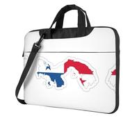 UVBDF Panama Flag Map Print Minimalist Laptop Bag Simple Lightweight Portable Shoulder Bag For Men Birthday Gift