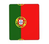 UVBDF Portuguese Flag Anti-Fray Stitched Edges, Premium-Textured Surface, Non-Slip Rubber Base, Gaming Mouse Mat