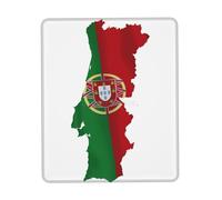 UVBDF Portuguese Flag Map Anti-Fray Stitched Edges, Premium-Textured Surface, Non-Slip Rubber Base, Gaming Mouse Mat