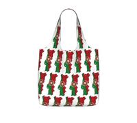 UVBDF Portuguese Flag Map Print Grocery Tote Reusable Packable Bag 25l Polyester Washable Travel Holiday Carryall