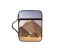 UVBDF Pyramids of Egypt Stylish Printed Bible Protection Bag Wear Resistant Case for Travel Church & Bible Class