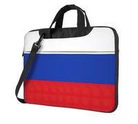 UVBDF Russian Flag Print Minimalist Laptop Bag Simple Lightweight Portable Shoulder Bag For Men Birthday Gift