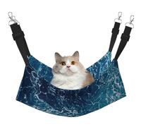 UVBDF Sea Seen From The Top Cat Hammock For Hanging Pet Hammock Bed Adjustable,Puppy,Rabbits,Small Animals