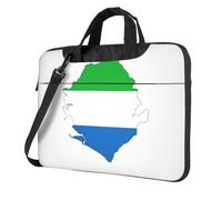 UVBDF Sierra Leone Flag Map Print Minimalist Laptop Bag Simple Lightweight Portable Shoulder Bag For Men Birthday Gift