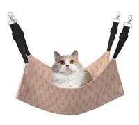 UVBDF Soft Colors Eiffel Tower Pattern France Cat Hammock For Hanging Pet Hammock Bed Adjustable,Puppy,Rabbits,Small Animals