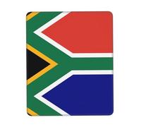UVBDF South African Flag Anti-Fray Stitched Edges, Premium-Textured Surface, Non-Slip Rubber Base, Gaming Mouse Mat