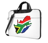 UVBDF South African Flag Map Print Minimalist Laptop Bag Simple Lightweight Portable Shoulder Bag For Men Birthday Gift