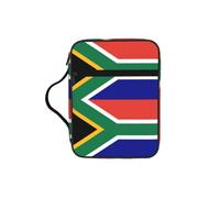 UVBDF South African Flag Stylish Printed Bible Protection Bag Wear Resistant Case for Travel Church & Bible Class