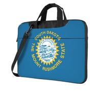 UVBDF South Dakota Flag Print Minimalist Laptop Bag Simple Lightweight Portable Shoulder Bag For Men Birthday Gift