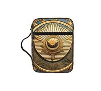 UVBDF Sun Old Egyptian Timeless Grace Stylish Printed Bible Protection Bag Wear Resistant Case for Travel Church & Bible Class