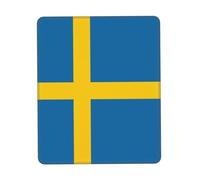 UVBDF Swedish Flag Anti-Fray Stitched Edges, Premium-Textured Surface, Non-Slip Rubber Base, Gaming Mouse Mat