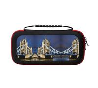 UVBDF Tower Bridge in London Carrying Storage Case for Switch,Large Switch Cases,with 20 Game Cards for Switch Controller