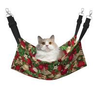UVBDF Tree Spruce Leaves Balls Flowers Berry Cat Hammock For Hanging Pet Hammock Bed Adjustable,Puppy,Rabbits,Small Animals