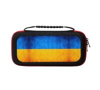 UVBDF Ukrainian Flag Carrying Storage Case for Switch,Large Switch Cases,with 20 Game Cards for Switch Controller