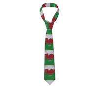 UVBDF Welsh Dragon Classic Men's Dress Ties Set, Professional Business Neckties for Formal Occasions