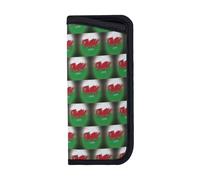 UVBDF Welsh Dragon Soft Portable Eyeglasses Pouch, Multi-Use Printed Glasses Bag For Eyewear, Pens, Earphones, And Cards, Travel-Friendly Accessory