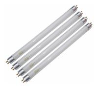 UVBrite 4-Pack BL-T5/6W 6W 368nm T5 UV Lamps for Fly Killers (G5 Base) 9in Replacement