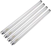 UVBrite 4-Pack BL T8 F18W Fly Killer Replacement Bulbs | Upgraded 368nm 24in (600mm) 18 Watt UV Tubes for Insect Mosquito Bug Zapper