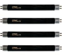 UVBrite 4-Pack BLB-T5/4W F4 (150mm) F4T5 4 Watt Blacklight Bulb for UV Bank Note Money Checker