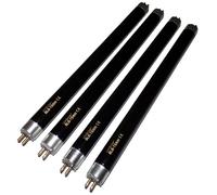 UVBrite® 4-Pack BLB-T5/6W (225mm) F6T5 6 Watt Blacklight Bulb for UV Bank Note Money Checker Safescan 45