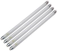 UVBrite 4-Pack T5 8W BL Fly Killer Replacement Bulb | Upgraded 368nm 12in (300mm) 8 Watt UV Tubes for Insect Mosquito Bug Zapper