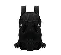 uvbws Dog Backpack Carrier/Cat Carrier,Adjustable, Hands-Free, Suitable for Hiking, Traveling, Camping, and Daily Walks,15.4-20.9 lbs (X-Large,Black)