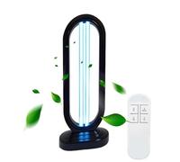 UVC Germicidal Lamp UV Light Bulb 35W 254nm E27 with Ozone UVC Strong Sterilisation and Disinfectio,Ultraviolet Light with 3- Speed Timing and Remote Control,38W UV Lamp for Home,Kitchen, Baby Room,Of