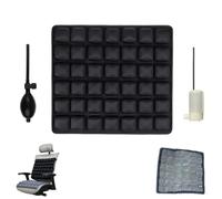 UVCMDUI Air Inflatable Pressure Relief Seat Cushion, Inflatable Seat Cushion Pressure Relief Cushion Air Cushion for Wheelchair, Car, Office, Home Living Repose Cushion Can be filled With Water,black