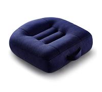 UVCMDUI Car Booster Seat Adult, Portable Booster Cushion Car Seat, Thicken Adult Car Booster Seat for Car Office Home, Effectively Increase the Field of View By 12cm/ 4.7in,Blue
