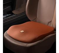 UVCMDUI Car Seat Cushion, Universal Adult Booster Seat for Car, 2in Memory Foam Seat Cushion Soft Comfort Seat Pads Non-Slip Office Chair Wheelchair Cushion for Home or Car Use,Brown
