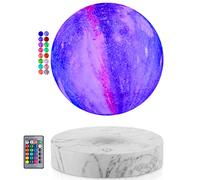 UVEHAS Floating Moon Lamp - Levitating Galaxy Moon Light Remote Control 16 Colors LED Magnetic Levitation Spinning 3D Printing Lunar Night Lights Desk Decorative Lamp for Room Decor Creative Gifts