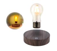 UVEHAS Levitating Lamp Magnetic Floating LED Light Bulb Desk Lamp Levitating Bulb Lamp Rotating Night Lights for Creative Gifts Home Office Table Decoration