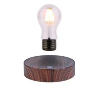 UVEHAS Levitating Light Bulb Rotating, Magnetic Levitation Lamp Floating Spinning LED Bulb Touch Control Night Lights for Room Office Desk Table Decoration