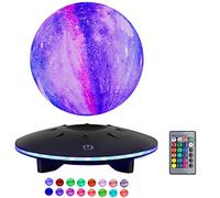 UVEHAS Levitating Moon Lamp - Floating and Spinning 3D Galaxy Moon Light Magnetic Levitation Moon Night Lights Has 16 Colors LED Lighting Modes for Home Decor, Creative Gifts for Kids