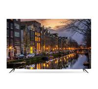 Uvency Computer Cover Tv Cover Screen Protector, Satin-Like Fabric Display Protective Cover for Flat Screen/Curved Tv, Beautiful Night View, 32-86 inch Screen/a/65"