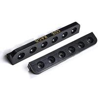 Uvency Pool Cue Rack Mounted on The Wall, Cue Stand Light, Billiard Wall Mount Save Space / Black / 36 X 5 X 6Cm