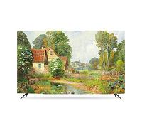 Uvency Tv Cover Dust Jacket Light Oiling Dustproof Cloth Screen Cover Curved Straight Face Bedroom Living Room Decoration Tv Screen Protector Cloth/G/43In