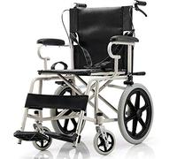 Uvency Wheelchair Transit Travel Chair-Foldable Light Elderly Disabled Portable Travel Cart Scooter Standard Paragraph 55X90X80Cm/Black/55 * 90 * 80Cm