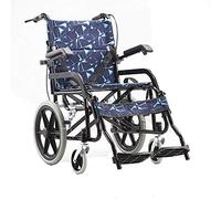 Uvency Wheelchair Transit Travel Chair-Foldable Light Elderly Disabled Trolley Handrail Can Be Turned up Small Elderly Portable Travel Scooter/a/55 * 90 * 80Cm