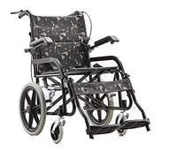 Uvency Wheelchair Transit Travel Chair-Foldable Light Elderly Disabled Trolley Handrail Can Be Turned up Small Elderly Portable Travel Scooter/B/55 * 90 * 80Cm